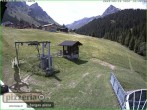 Archiv Foto Webcam Gargellen: Talabfahrt bei Pizzeria Barga 11:00